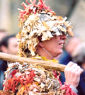 photo of Marshfield mummer, by Pete Sawyer